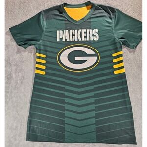 NFL Green Bay Packers Reversible Jersey Mens Green Gold‎ Gorpcore Sportswear Top